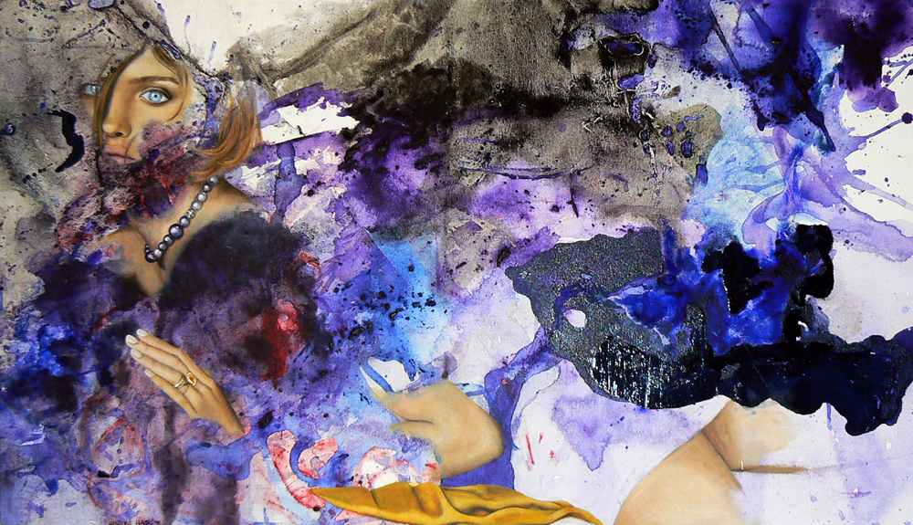 Anielka Hampson Painting Big Red